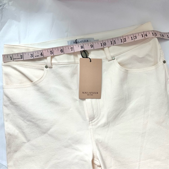 NWT M.M. LaFleur Archie Jean Tusk Cream - Picture 10 of 16